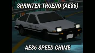 AE86 Speed Chime  initial d sound effects [upl. by Inuat]