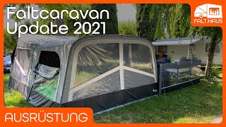 Faltcaravan Equipment Update 2021 inkl Setup Datenbank [upl. by Ecikram]