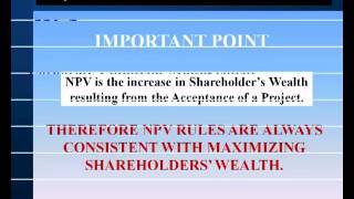 Investment Decision Rules Part 1 Net Present Value and Internal Rate of Return [upl. by Ycniuqal]