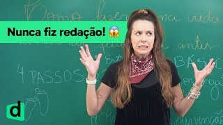 COMO FAZER UMA REDAÃ‡ÃƒO SEM NUNCA TER FEITO UMA ANTES  DESCOMPLICA [upl. by Suoicerp]