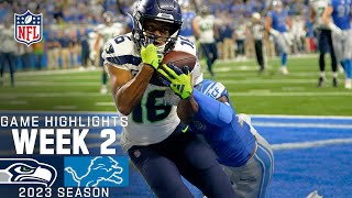 Seattle Seahawks vs Detroit Lions  2023 Week 2 Game Highlights [upl. by Llibyc286]