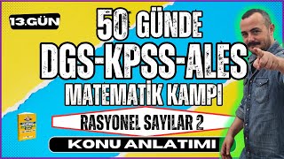 KPSSDGSALES Matematik  Rasyonel Sayılar 2  50 Günde KPSSDGSALES Matematik Kampı [upl. by Dorsy94]