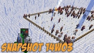 Minecraft 18 Snapshot 14w03  quotWorld Editquot Witch Villagers Toggleable Skin Overlays [upl. by Hendon]