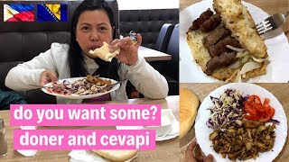 Doner Kebab and Cevapi  What to Eat in Bosnia and Herzegovina  Traditional Food in Bosnia [upl. by Enaitsirhc953]