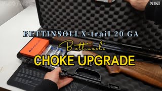 Bettinsoli XTrail Silver 20 Ga Skeet Choke Upgrade 意大利小众品牌上下管散弹枪扼流圈升级 [upl. by Chlo143]