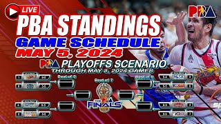 PBA Standing today through May 5 2024 PBA Schedule today PBA Update today [upl. by Harrow546]