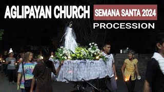 Semana Santa 2024 Procession  Aglipayan Church  Ramos Tarlac [upl. by Yar]