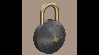 Blender 42  Stylized Lock [upl. by Einhpets]