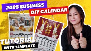 DIY Customized Calendar 2025 for Business  Free Download Template [upl. by Dace]