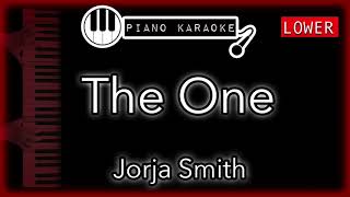 The One LOWER 3  Jorja Smith  Piano Karaoke Instrumental [upl. by Fraya]