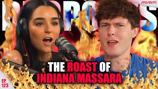 INDIANA MASSARA GETS ROASTED  Dropouts Podcast Clips [upl. by Ahseined533]