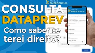 CONSULTA AUXÍLIO EMERGENCIAL DATAPREV  Como saber se receberei [upl. by Deerdre599]