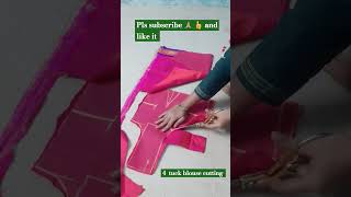 lining blouse cutting👈👍🙏 subscribe likeshare 1k fashion youtubeshorts [upl. by Shevlo]