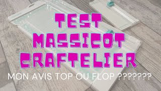 TEST MASSICOT CRAFTELIER  MON AVIS TOP OU FLOP 🧐 craftelier massicot scrapbooking test [upl. by Lucrece]