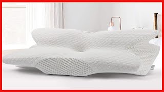 Coisum Almohada cervical para dormir de espalda – Almohada de espuma viscoelástica [upl. by Bury]