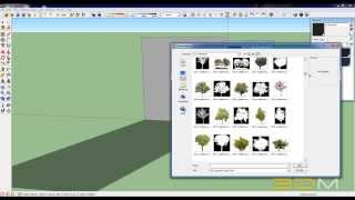 Tutorial Como criar vegetação usando Sketchup e Vray [upl. by Fiedling]