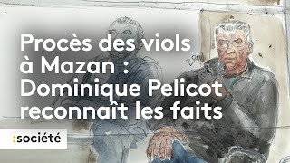 Procès des viols à Mazan  Dominique Pelicot reconnaît les faits [upl. by Auhoj44]