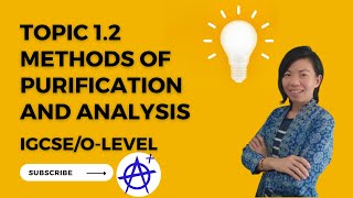 Tutorial 2 Topic 12 Purity and Separation Techniques IGCSEO Level  year 10 equivalent [upl. by Noell]