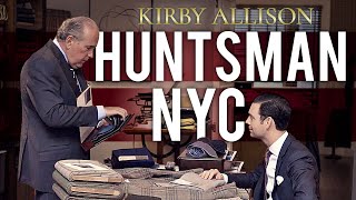 Huntsman amp Sons In New York City Savile Row Bespoke Suit Fitting  Kirby Allison [upl. by Wendeline366]