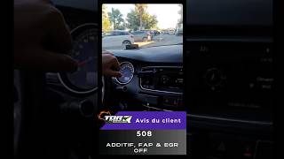 FEEDBACK DU CLIENT Peugeot 508 Additif FAP amp EGR off scanner reprogrammation moteur short [upl. by Gannes]