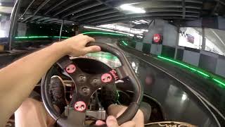 Forcite MK1 Smart Motorcycle Helmet customer submission Go kart drifting [upl. by Ives]