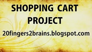 Part 6 Online Shopping cart project Adding new products [upl. by Debo417]