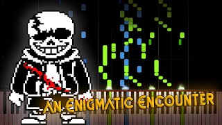 Undertale Last Breath An Enigmatic Encounter Phase 3 ▶ Synthesia  PIano [upl. by Hairej463]