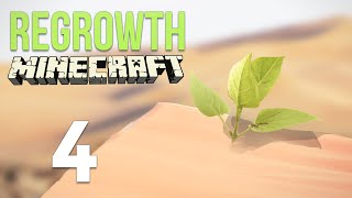 Minecraft Regrowth Modpack Ep 4 Freaky plant guy [upl. by Lyrehs458]