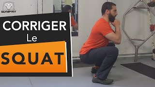 Squat  Corriger les problèmes de position et de technique dos bassin genoux amplitude cheville [upl. by Tiram]