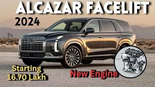 hyundai alcazar facelift 2024 launch date in india ll interior exterior price amp features l [upl. by Latsirk751]