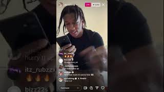 Digga D Toxic Pt2 Unreleased Drill Teaser Instagram Live [upl. by Aldercy]