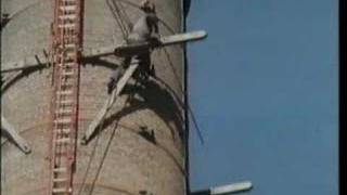 Fred Dibnah How to erect a chimney scaffold [upl. by Tana]