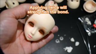 Parabox tutorial video  Applying eyelashes to the 13 scale head [upl. by Adnamaa]