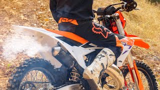 INCREDIBLE SOUND New 2023 KTM 125 SX [upl. by Selrhc]