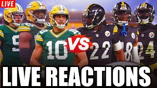 Green Bay Packers Vs Pittsburgh Steelers NFL Week 10 Live Stream Reactions [upl. by Azila]