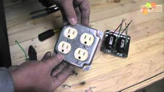 Outlet  Receptacle WireUp HowTo [upl. by Franny970]