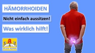 Hämorrhoiden  Was wirklich hilft Nicht einfach aussitzen [upl. by Aynahs984]