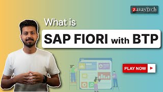 What is SAP Fiori with BTP  SAP BTP  ZaranTech [upl. by Binnie]