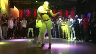 KIZOMBA DANCE JOJO amp MICKAELA DEMO at VILAMOURA CLUB [upl. by Duston]