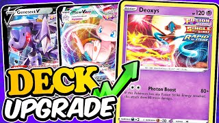 Theme Decks CAN Win Championships  How to Upgrade Mew VMAX League Battle Deck on PTCGL [upl. by Adnamas]