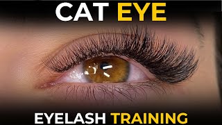 Easy Lash Mapping  Cat Eye Shape  Eyelash Extensions 101 [upl. by Chainey]