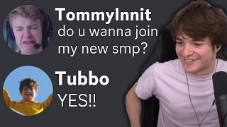 Tubbo Joins Tommys NEW SMP [upl. by Nadia396]