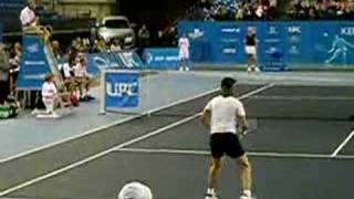 Navratilova serve [upl. by Hildick]