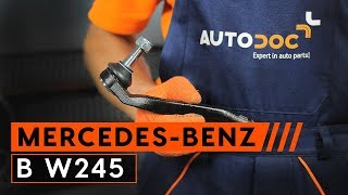 Come sostituire testine sterzo MERCEDES W245 VIDEO TUTORIAL DI AUTODOC [upl. by Thornburg]