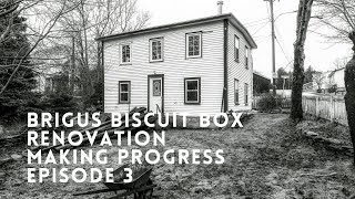 Discovering Newfoundland  Brigus Biscuit Box Renovation Update Episode 3 [upl. by Lledra]