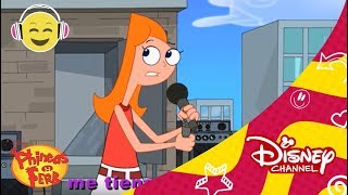 Phineas y Ferb Videoclip karaoke quotVuelve a casa Perryquot  Disney Channel Oficial [upl. by Ulita]