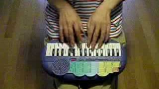 Canon Rock on toy keyboard [upl. by Aiker]