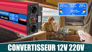 LE MEILLEUR CONVERTISSEUR DE TENSION 1224V À 220V  ETREPOW [upl. by Porty885]