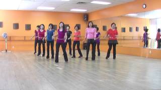 Bachata Slide  Line Dance Dance amp Teach in English amp 中文 [upl. by Lumbye]