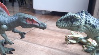 Spinosaurus Vs Giganotosaurus Toy Version [upl. by Haimehen]